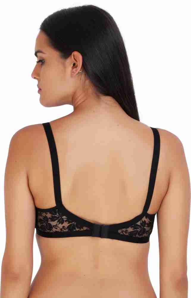 BENCOMM by Bridal Lace Net Transparent Nude Bra Bridal Lace Net Transparent  Nude Bra Women Full Coverage Non Padded Bra - Buy BENCOMM by Bridal Lace  Net Transparent Nude Bra Bridal Lace