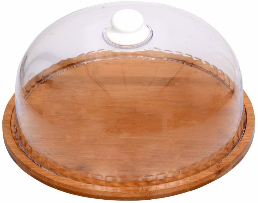 Cake stand with on sale lid