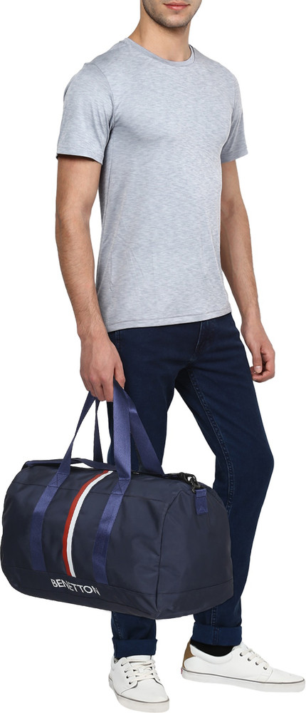 Benetton gym bag blue best sale
