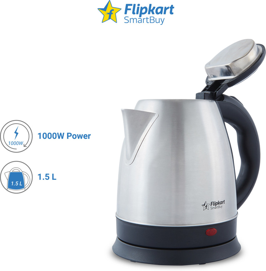 Flipkart SmartBuy EKS1500B Electric Kettle Price in India - Buy Flipkart  SmartBuy EKS1500B Electric Kettle Online at Flipkart.com