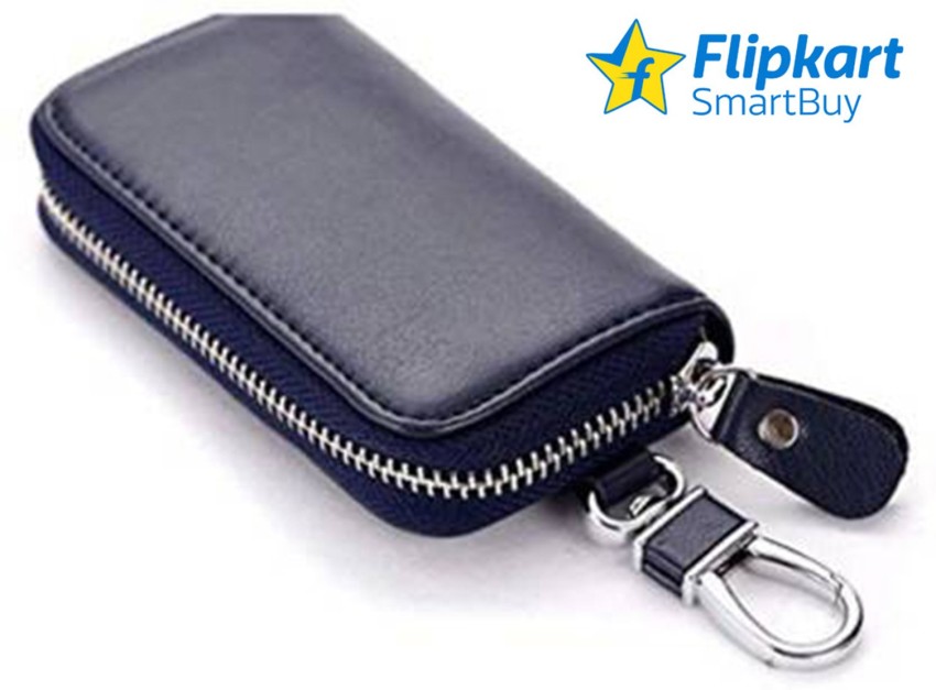 Arafat international Zipper Designer Leather Key Holder Pouch