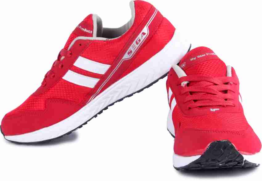 Red hot sale running shoes