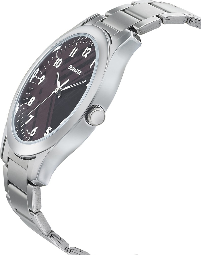 Sonata 77106sm03 analog watch new arrivals