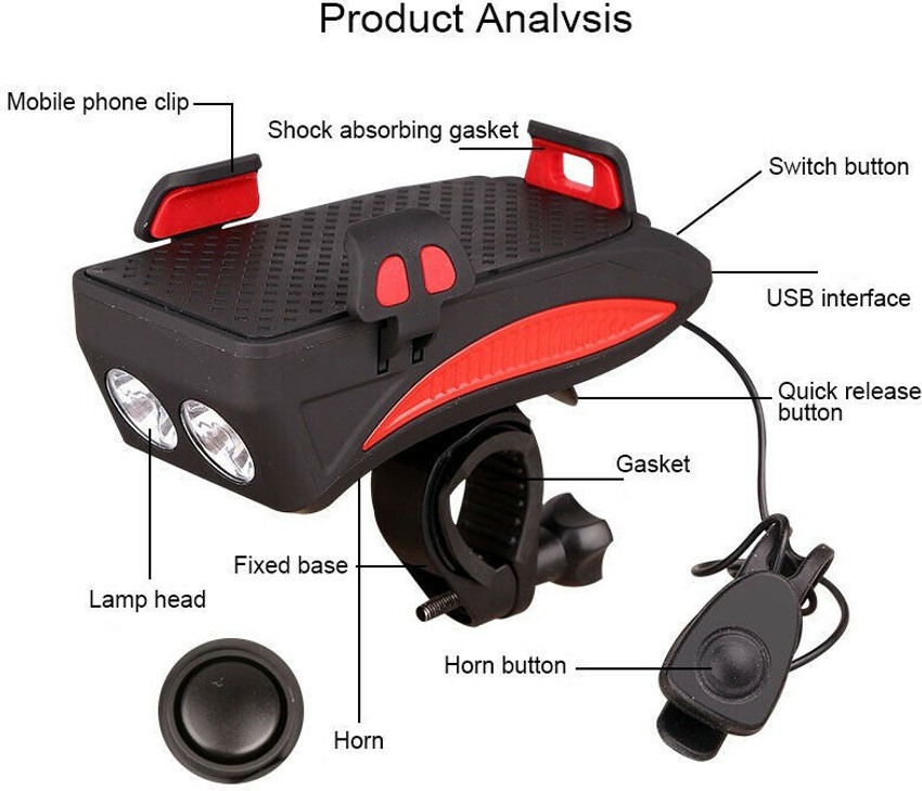 Bicycle horn lamp deals
