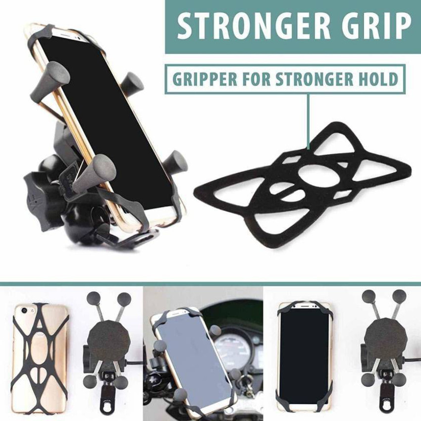 Bike mobile holder rubber hot sale