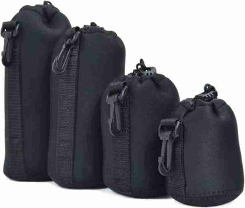 SHOPEE 4PCS SET Neoprene Soft Camera Lens Pouch bag Case waterproof Camera Bag SHOPEE Flipkart