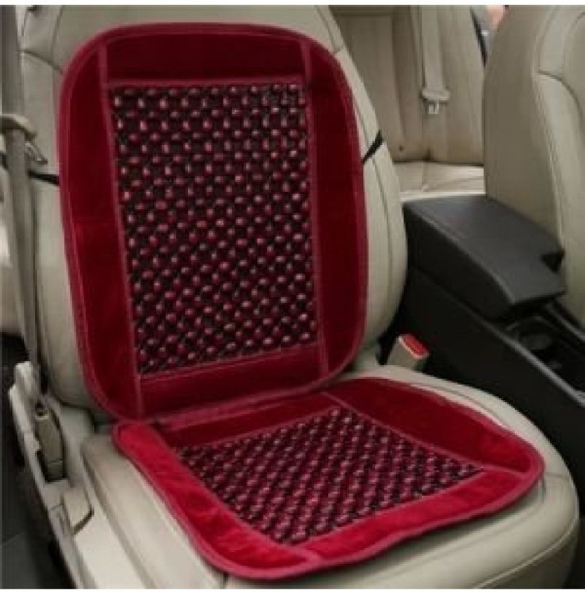 Red velvet car on sale seat covers