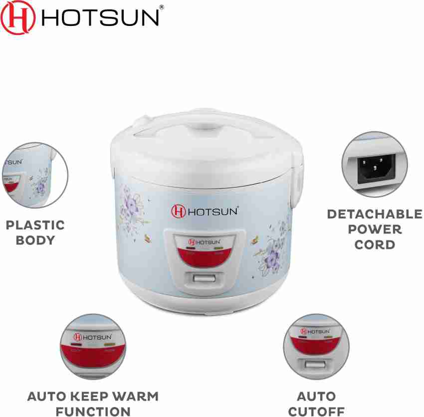 hotsun ELEGANT DELUXE ELECTRIC RICE COOKER Electric Rice Cooker Price in  India - Buy hotsun ELEGANT DELUXE ELECTRIC RICE COOKER Electric Rice Cooker  Online at