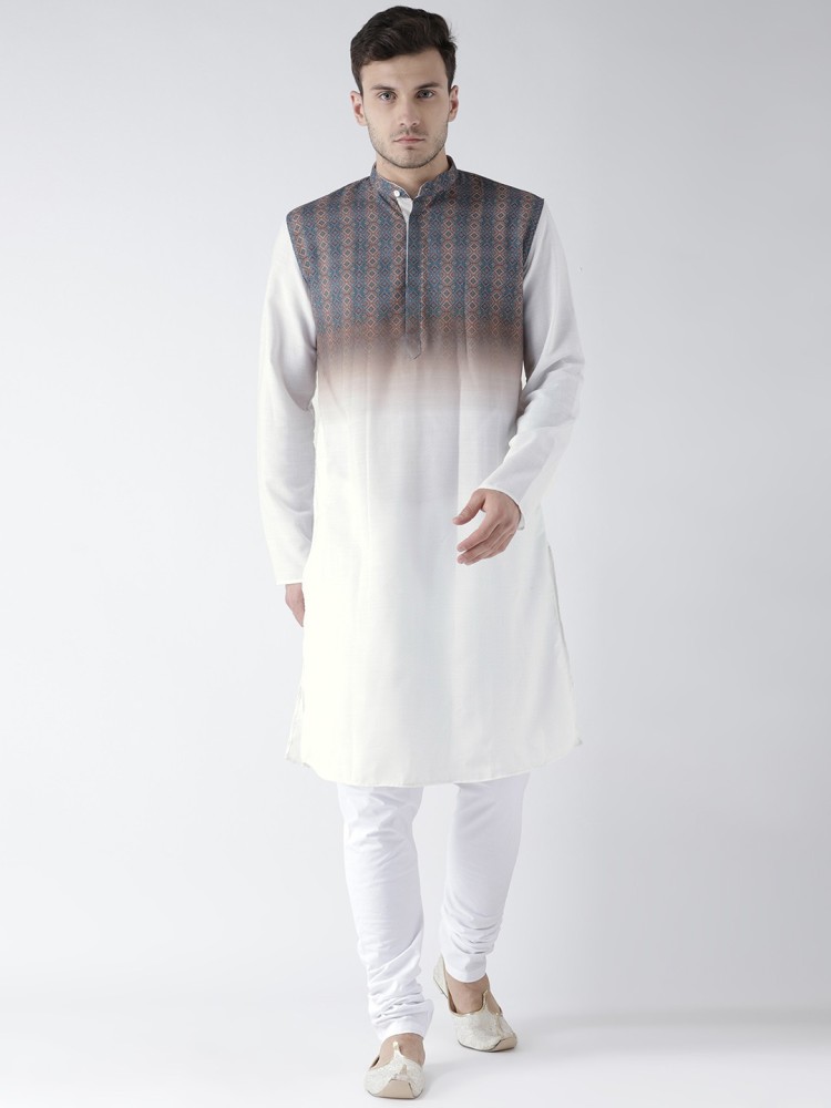 Buy Multicolor 3-Piece Ethnic Suit for Men by KISAH Online