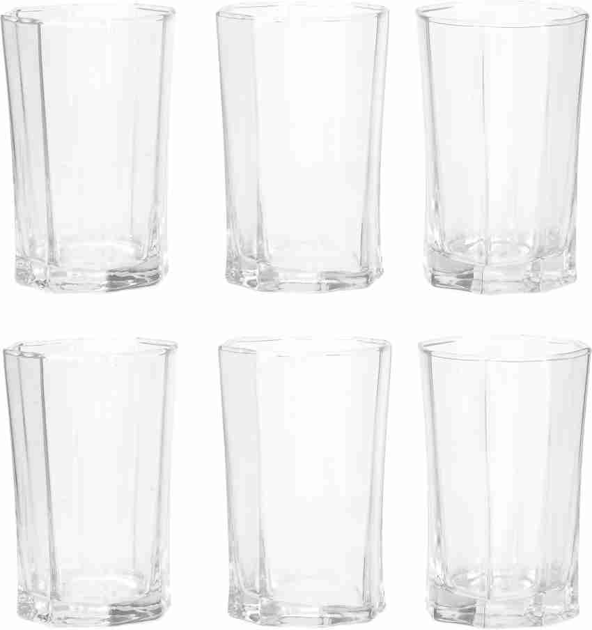 1st Time (Pack of 6) Multi Purpose Beverage Tumbler Drinking Glass Set For  Home & Bar Use ( Set Of 6) kk106 Glass Set Whisky Glass Price in India -  Buy 1st