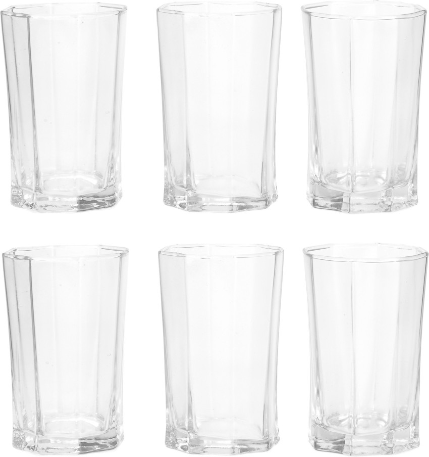 Meldique (Pack of 6) Juice Glass Drinking Glass Water Glass Set For Home  Office Restaurant Glass Set Water/Juice Glass Price in India - Buy Meldique  (Pack of 6) Juice Glass Drinking Glass