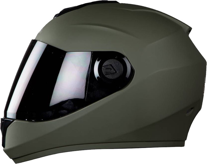 Steelbird SBH 11 7Wings Full Face Helmet In Matt Battle Green with