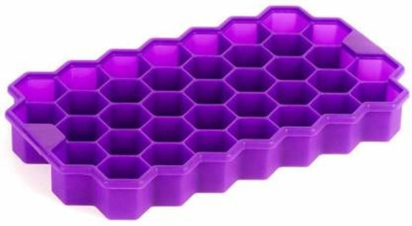 DHONI Silicone Hexagonal Ice Cube Tray