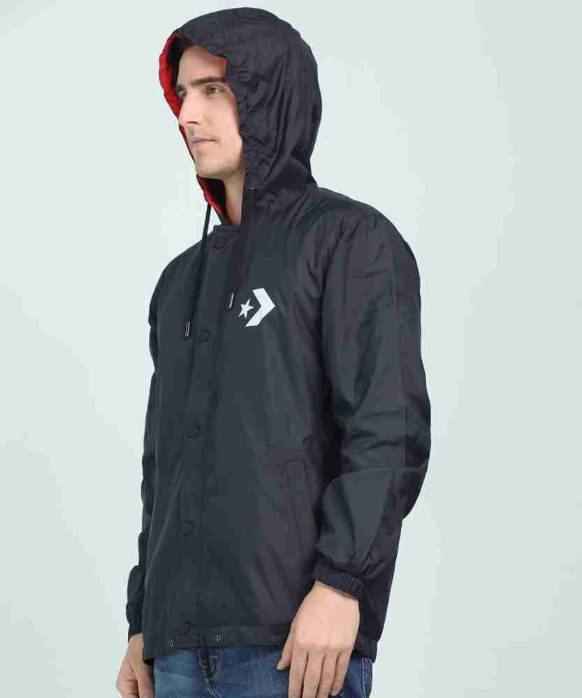 Converse Full Sleeve Solid Men Jacket Buy Converse Full Sleeve