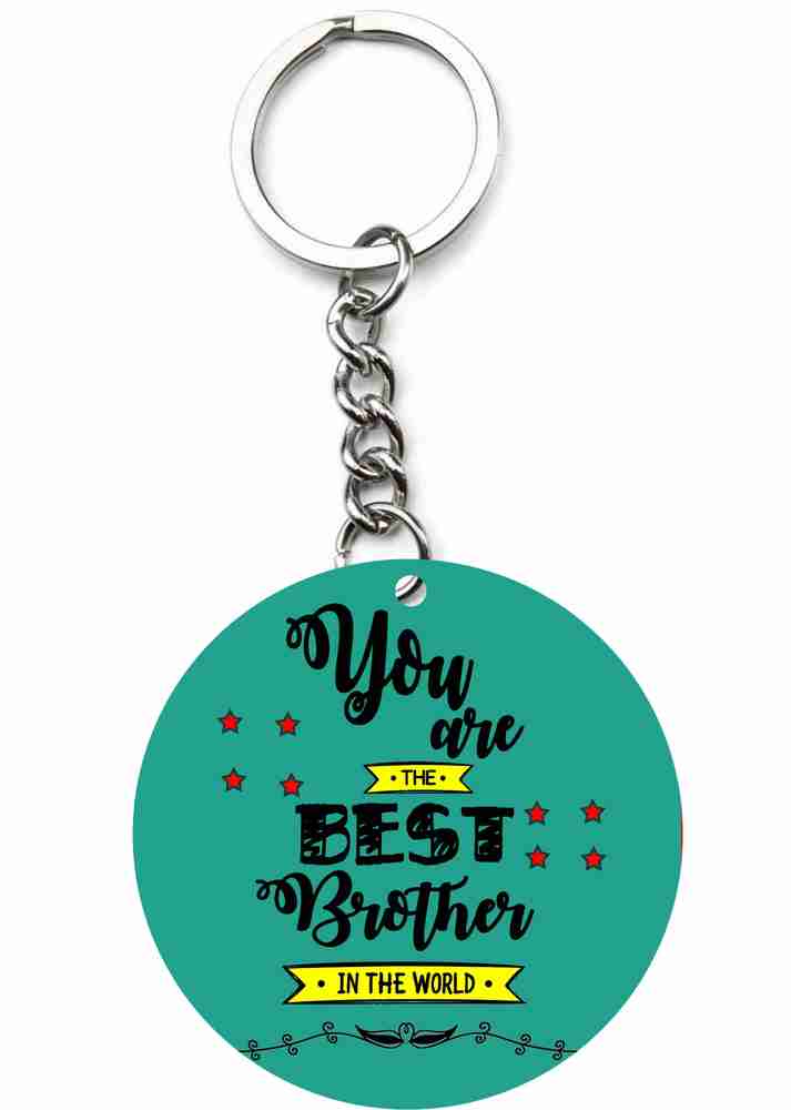 Indian Tag you are the best brother in the word Key Chain Price in