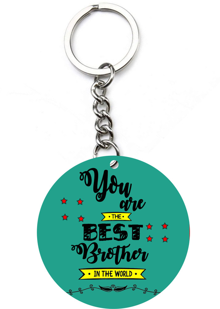 Indian Tag you are the best brother in the word Key Chain Price in