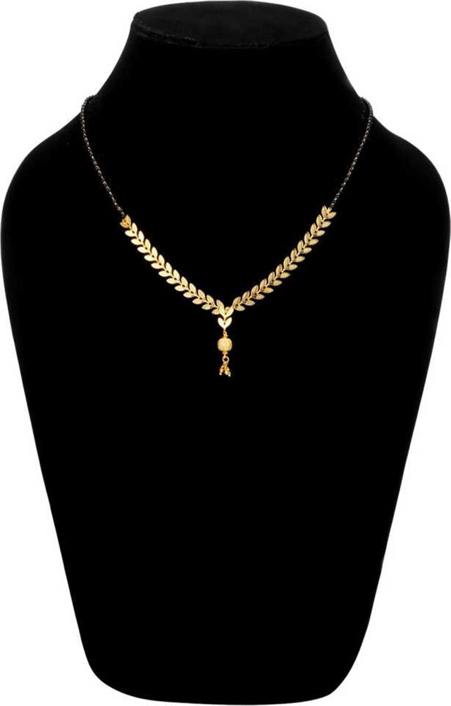 ESSPY Women s Pride Patti Design Gold Plated Mangalsutra for Women
