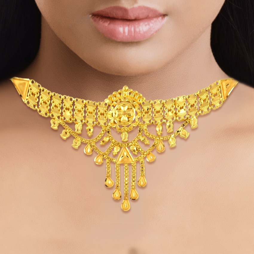 Senco gold choker collection store with price