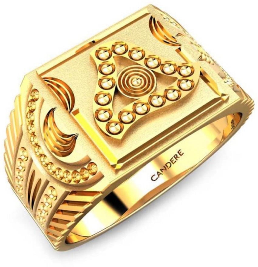 Candere by Kalyan Jewellers Hallmark 18kt Yellow Gold ring Price