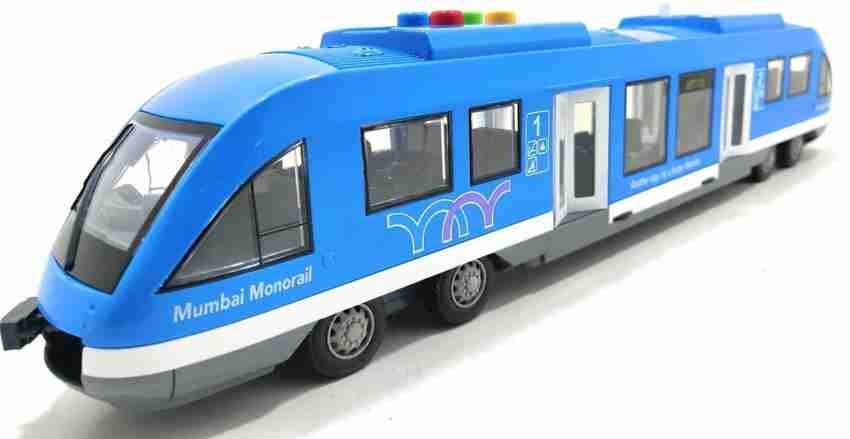 FunBlast Mumbai Monorail Train Toy for Kids Big Size Train Set for Kids with Light and Sound Bump and Go Musical Toy Train Mumbai Monorail Train Toy for Kids Big Size