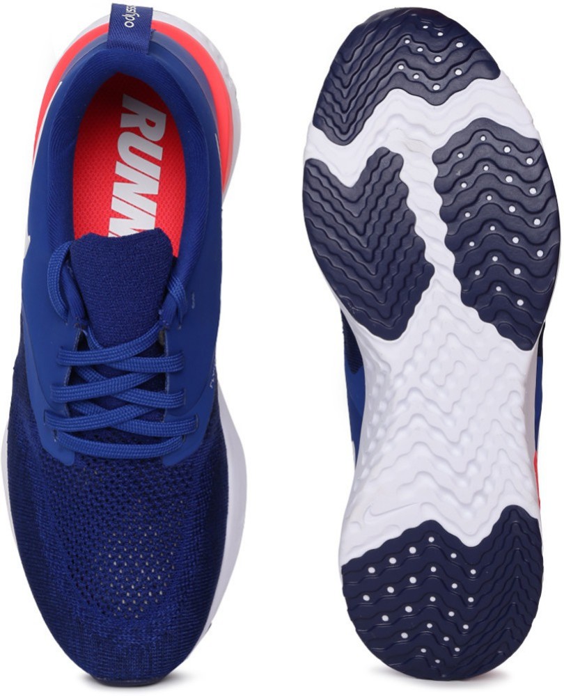 NIKE Odyssey React 2 Flyknit Running Shoes For Men - Buy NIKE Odyssey React  2 Flyknit Running Shoes For Men Online at Best Price - Shop Online for  Footwears in India