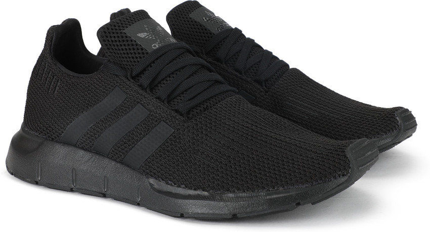 Mens adidas swift run black discount