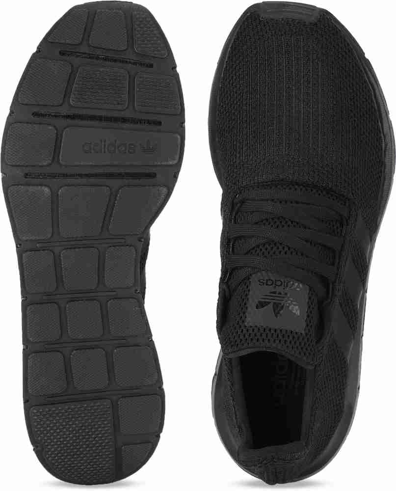 Mens adidas swift run black clearance