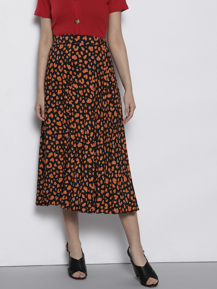 DOROTHY PERKINS Printed Women A line Black Skirt Buy DOROTHY