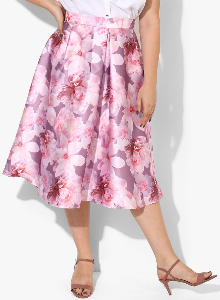 DOROTHY PERKINS Floral Print Women Flared Pink Skirt Buy DOROTHY