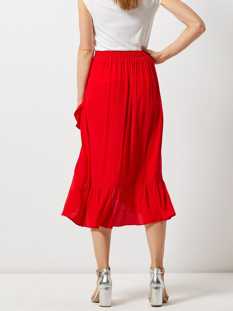 Red skirt dorothy perkins on sale