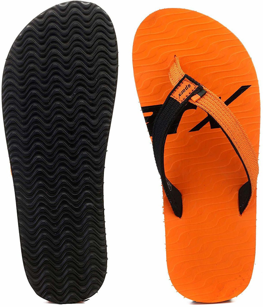 Sparx orange slippers sales