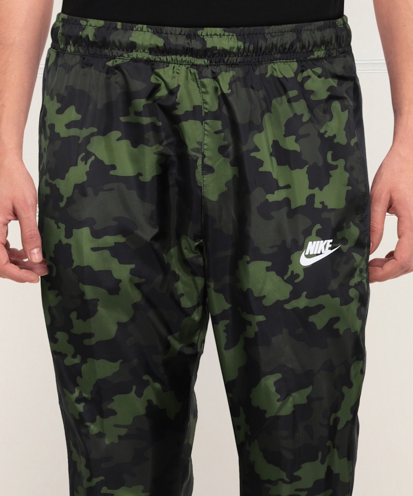 Nike camo woven online track pants