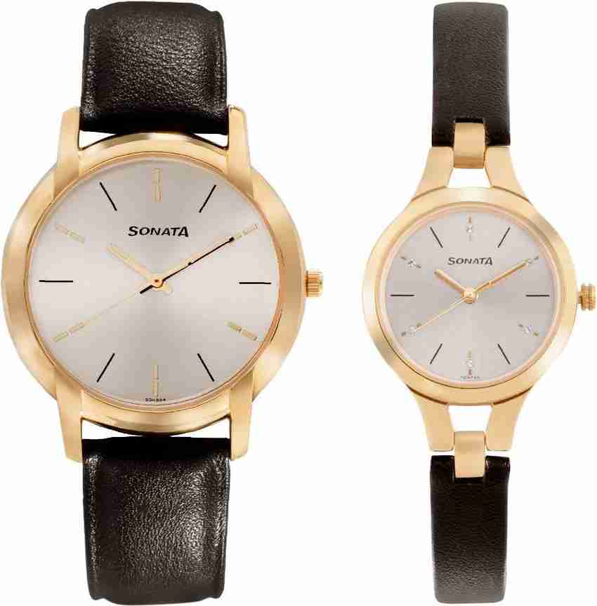 SONATA NP79548151YL01 Wedding Collection Analog Watch For Couple Buy SONATA NP79548151YL01 Wedding Collection Analog Watch For Couple NP79548151YL01 Online at Best Prices in India Flipkart