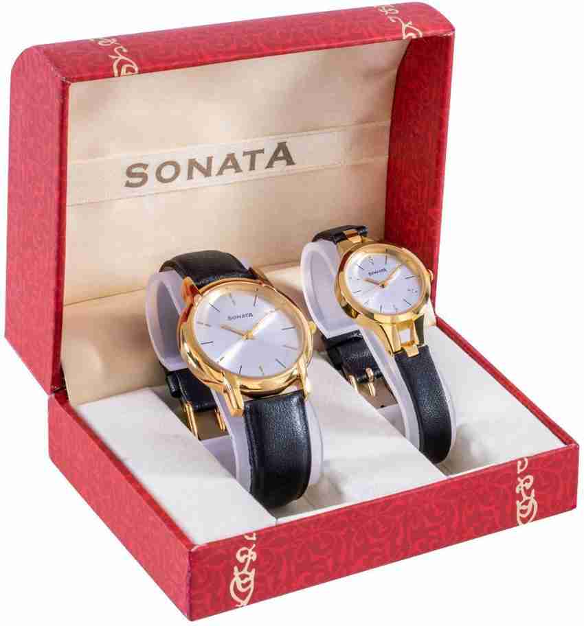 Sonata watch set for couples price top