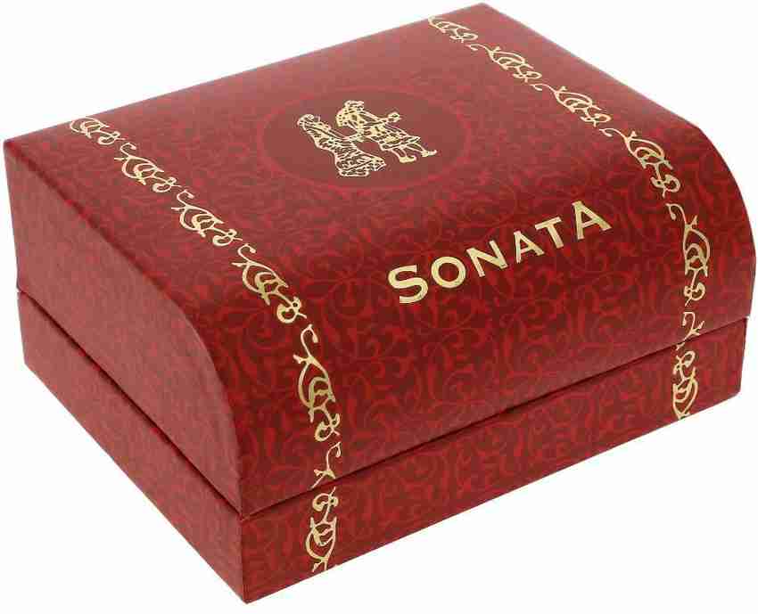 SONATA NP770318141WL01 Wedding Collection Analog Watch For
