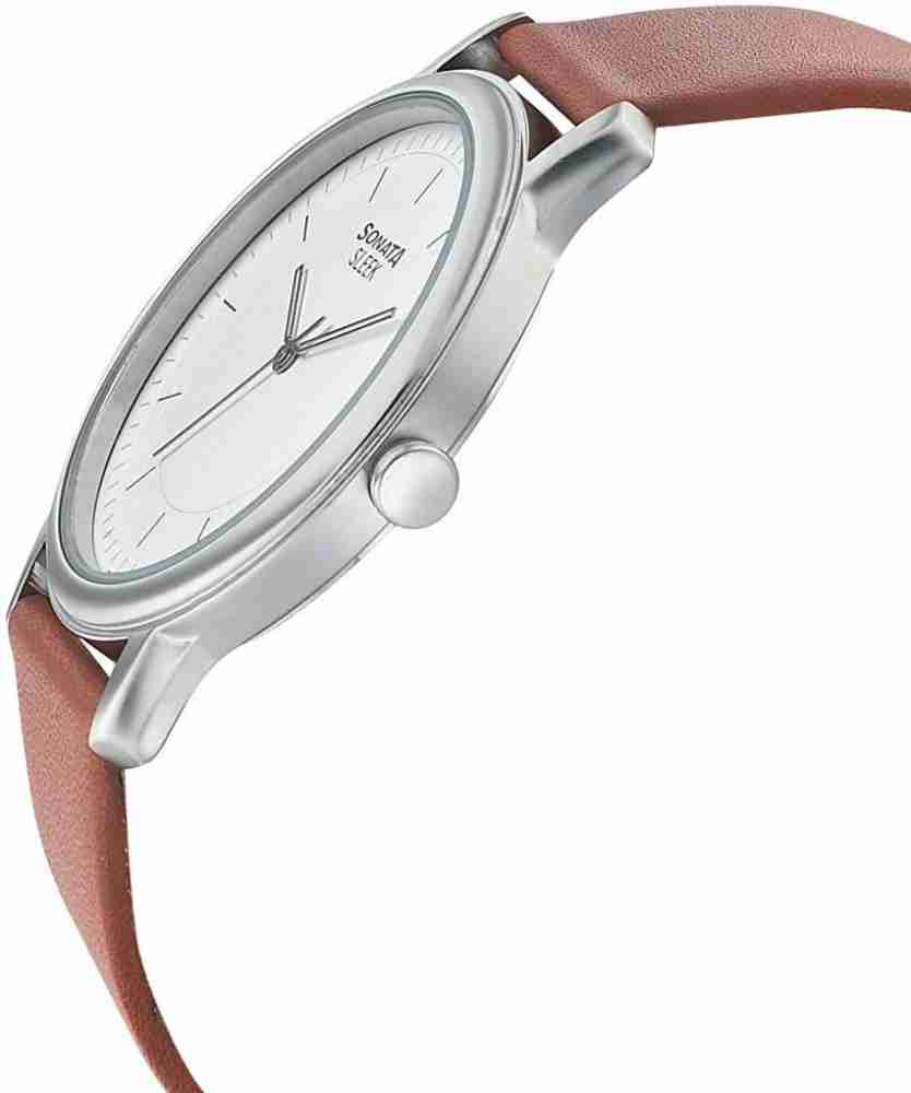 SONATA NP7128SL03 Sleek 2 Analog Watch For Men