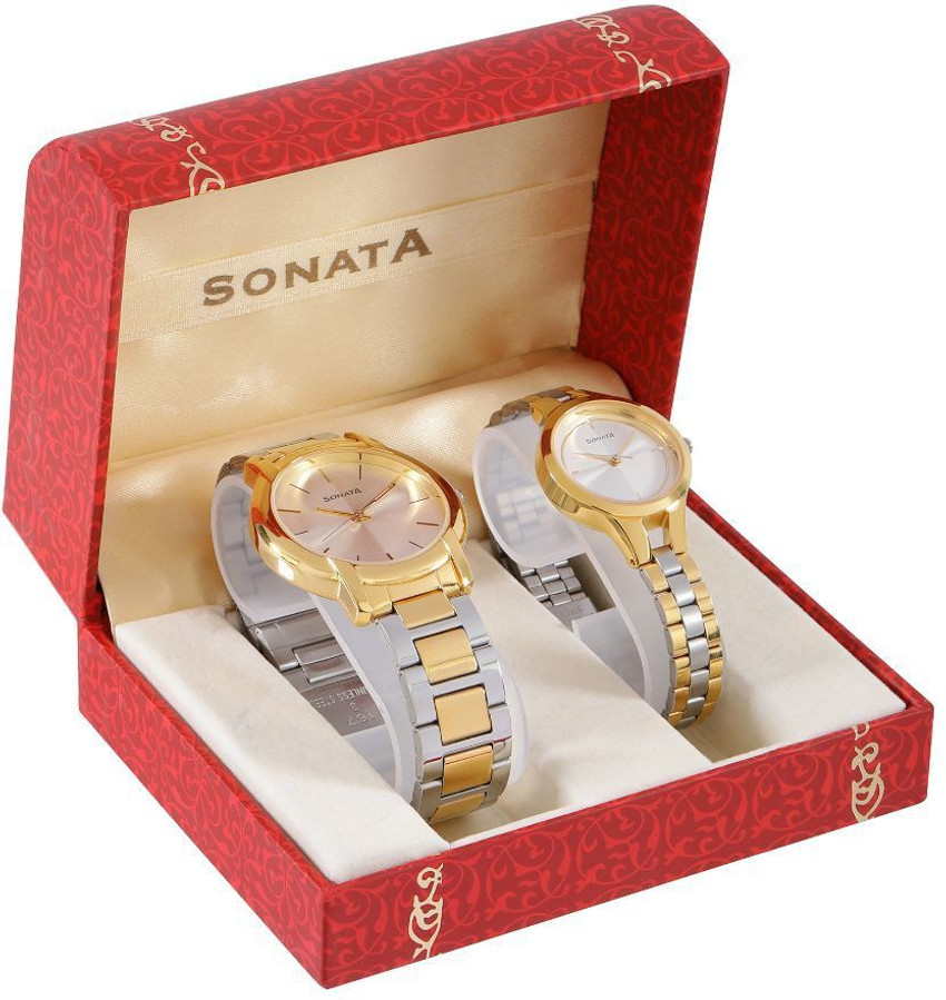 Sonata combo watches clearance