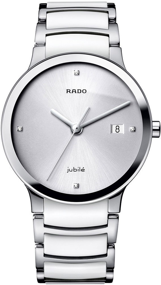 RADO Rado Men s Quartz Stainless Steel And Ceramic Silver Dial