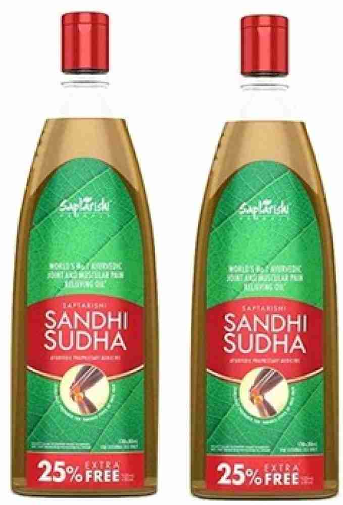 Sandhi Sudha Ayurvedic Pain Releiving Oil, 150ml each, Pack of 2