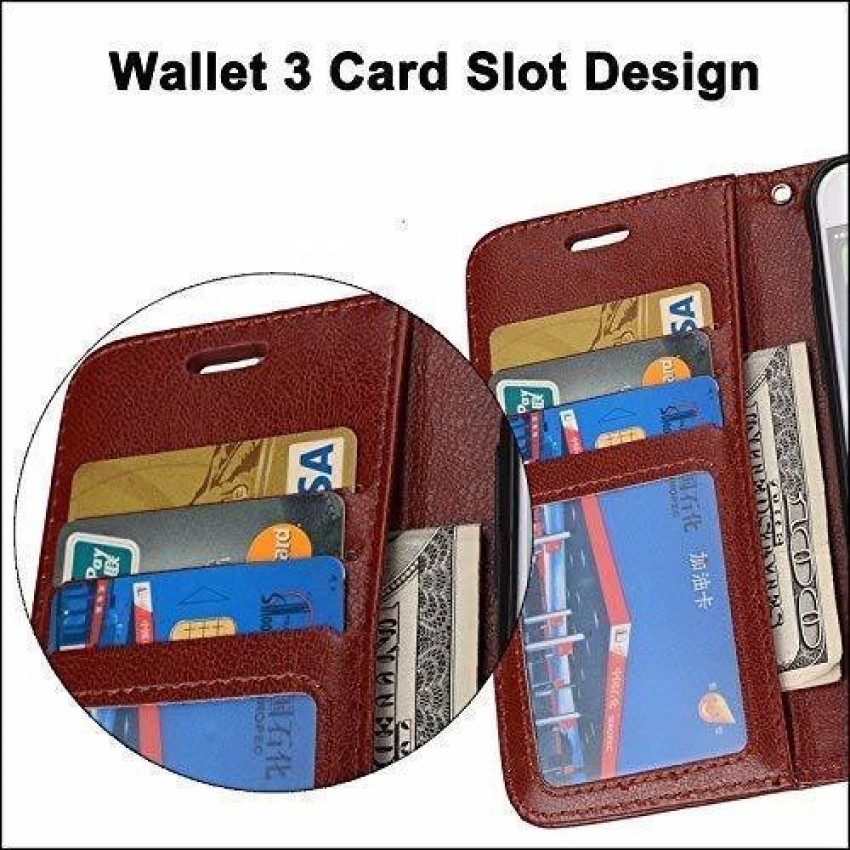 Buy Slugabed Flip Cover Back Case for Apple iPhone 11, Leather Finish, Inbuilt Stand & Pockets