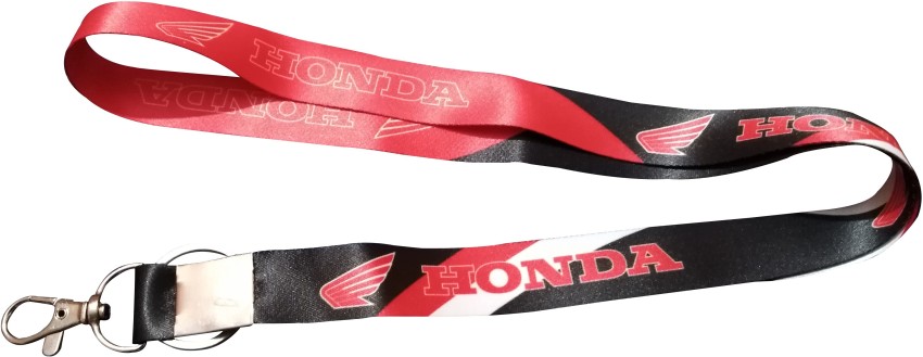 Red Honda Wing Logo Keychain Key Ring Rubber Motorcycle Car Bike Racing Moto  GP