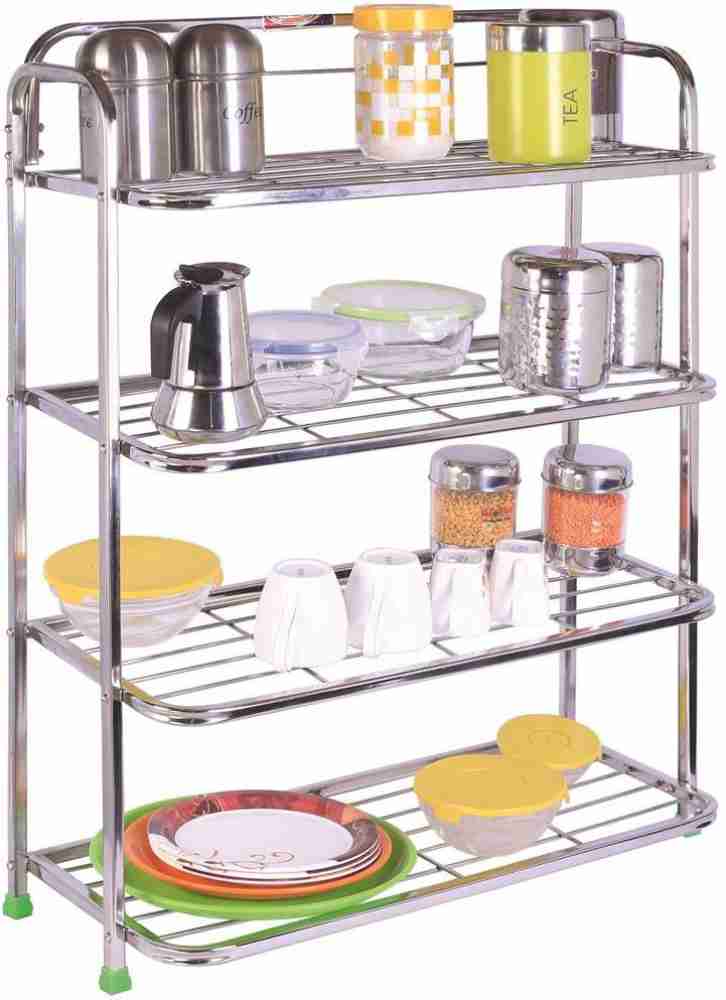 Patelraj Utensil Kitchen Rack Steel Kitchen Stand 22 28 inch Wall