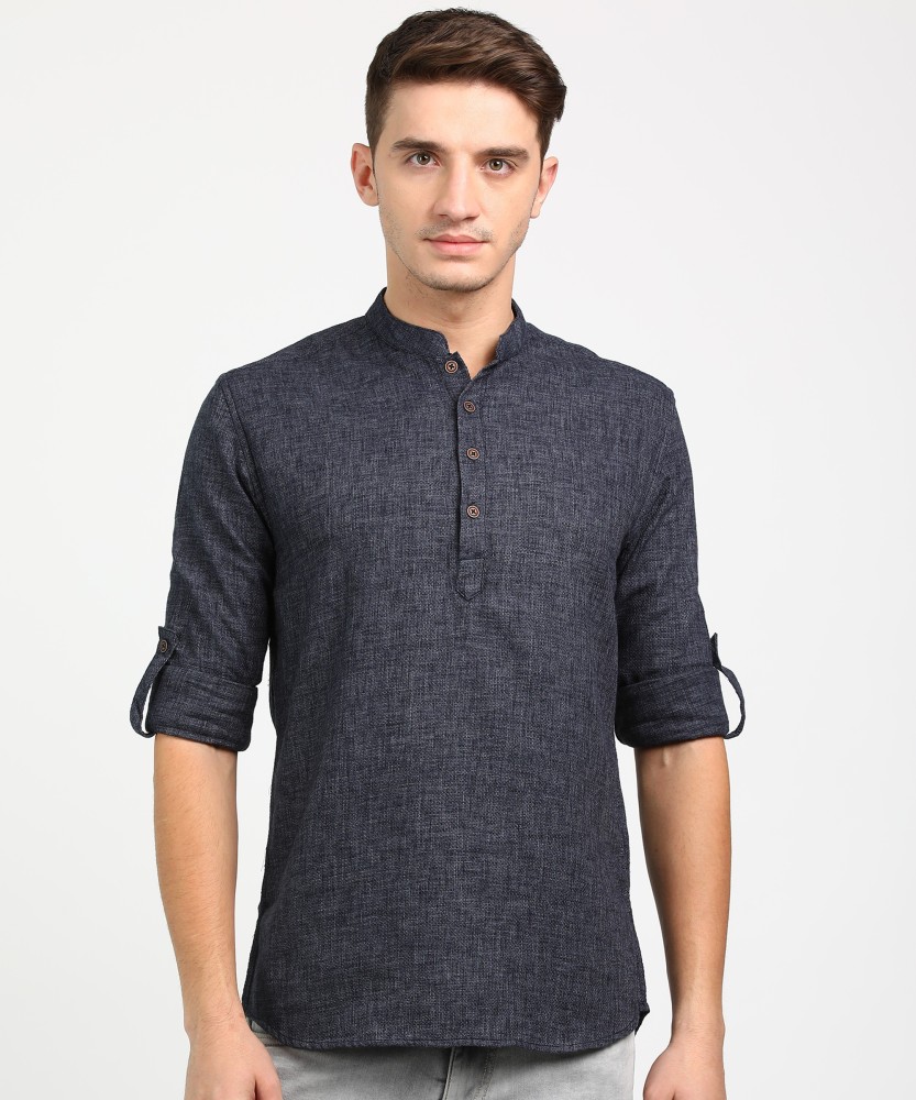 British Club Men Self Design Straight Kurta Buy British Club Men