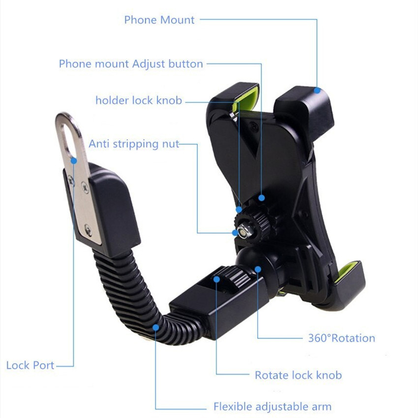 Gps mobile holder for motorcycles clearance