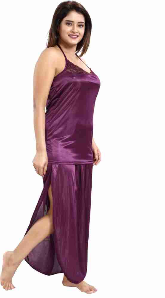 satin nighty flipkart