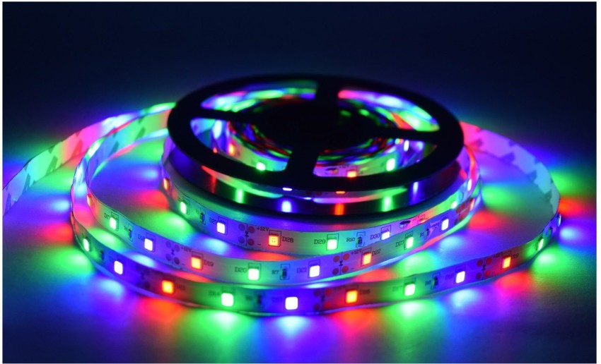 5m Multicolor Led Strip Light, For Decoration, Corded Electric at Rs  350/roll in New Delhi