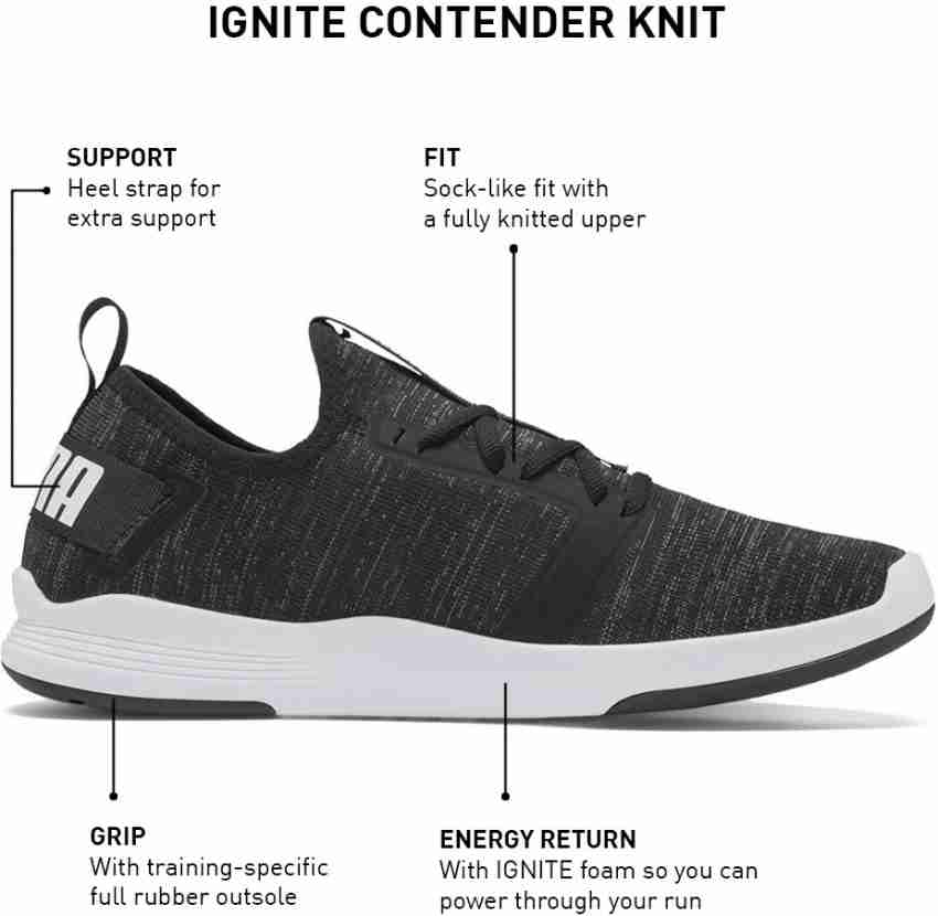 puma ignite contender knit