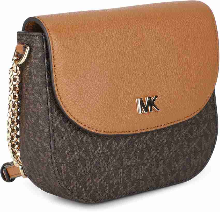 MICHAEL KORS Brown Grey Sling Bag CROSSBODIES BRN ACORN Price in India Flipkart