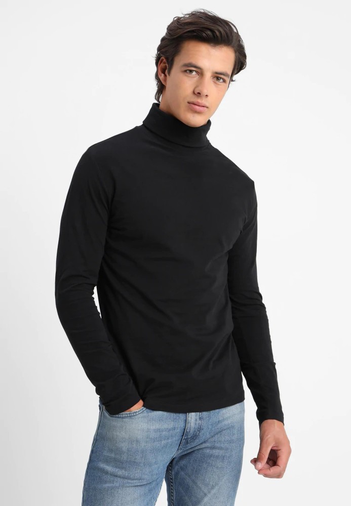 High neck t store shirt flipkart