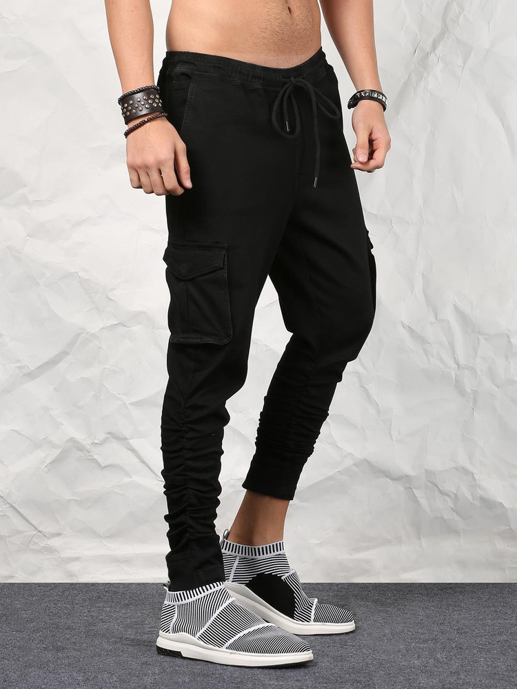 SKULT by Shahid Kapoor Regular Fit Men Black Trousers - Buy SKULT by Shahid  Kapoor Regular Fit Men Black Trousers Online at Best Prices in India |  Flipkart.com
